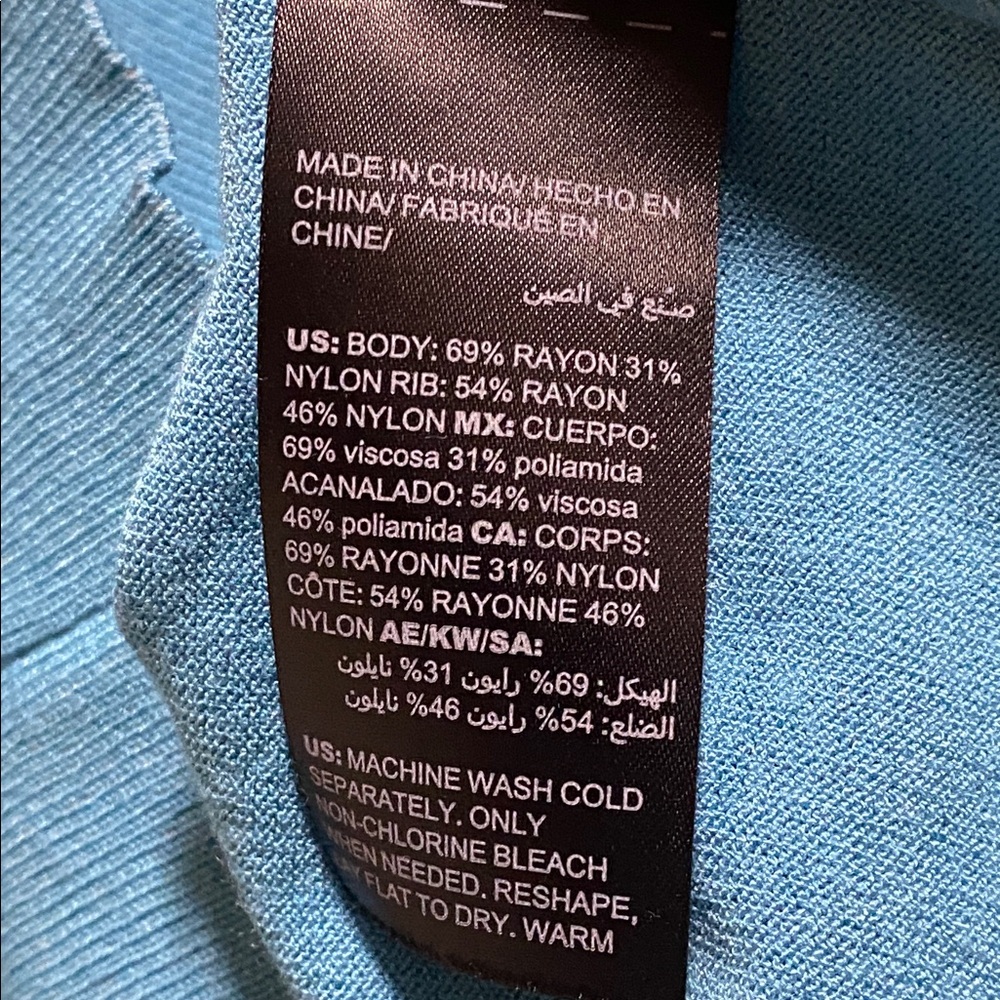 NWT White House Black Market blue cardigan - Picture 11 of 11